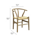 Amish 29" Wood Dining Chair by Modway by HouseOfZazla