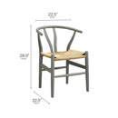 Amish 29" Wood Dining Chair by Modway by HouseOfZazla