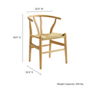 Amish 29" Wood Dining Chair by Modway by HouseOfZazla