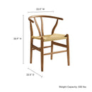 Amish 29" Wood Dining Chair by Modway by HouseOfZazla