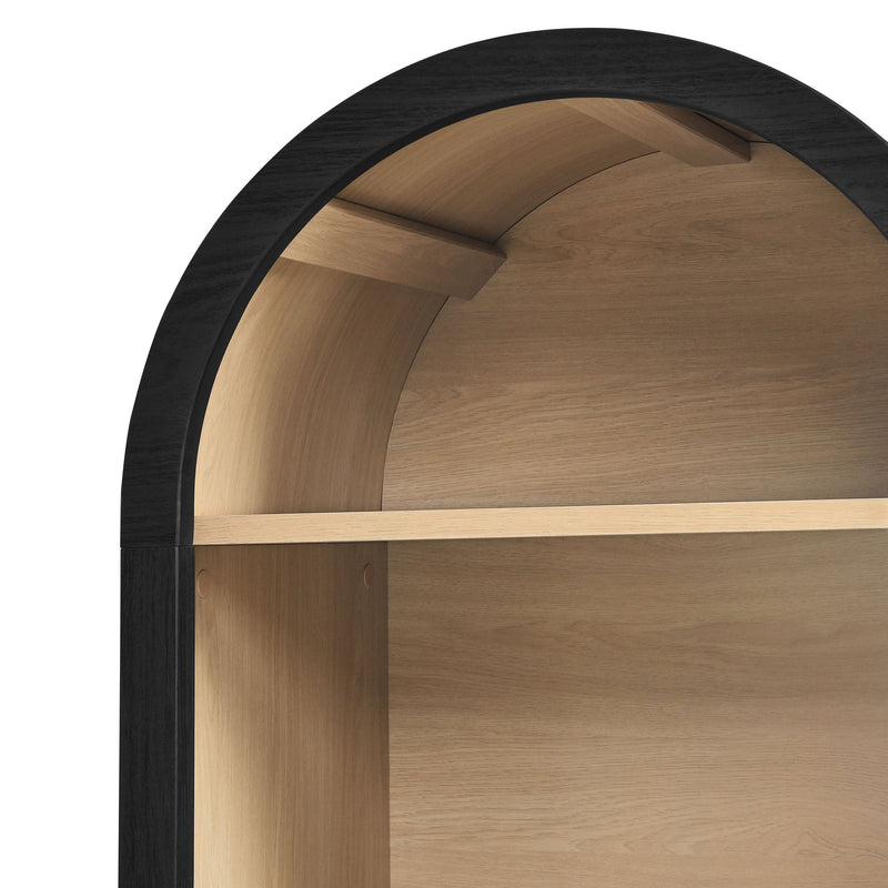 Evie Arched Narrow Bookcase Display Cabinet by Modway, photo 6 of 7
