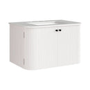 Zia 30" Wall-Mount Bathroom Vanity with Marble Sink by HouseOfZazla