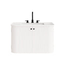 Zia 30" Wall-Mount Bathroom Vanity with Marble Sink by HouseOfZazla