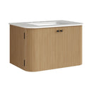 Zia 30" Wall-Mount Bathroom Vanity with Marble Sink by HouseOfZazla