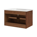 Zia 30" Wall-Mount Bathroom Vanity with Marble Sink by HouseOfZazla