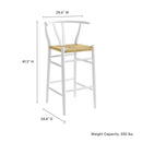 Amish Wood Bar Stool by Modway by HouseOfZazla