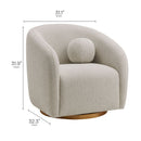 Holland Swivel Chenille Fabric Armchair by Modway by HouseOfZazla