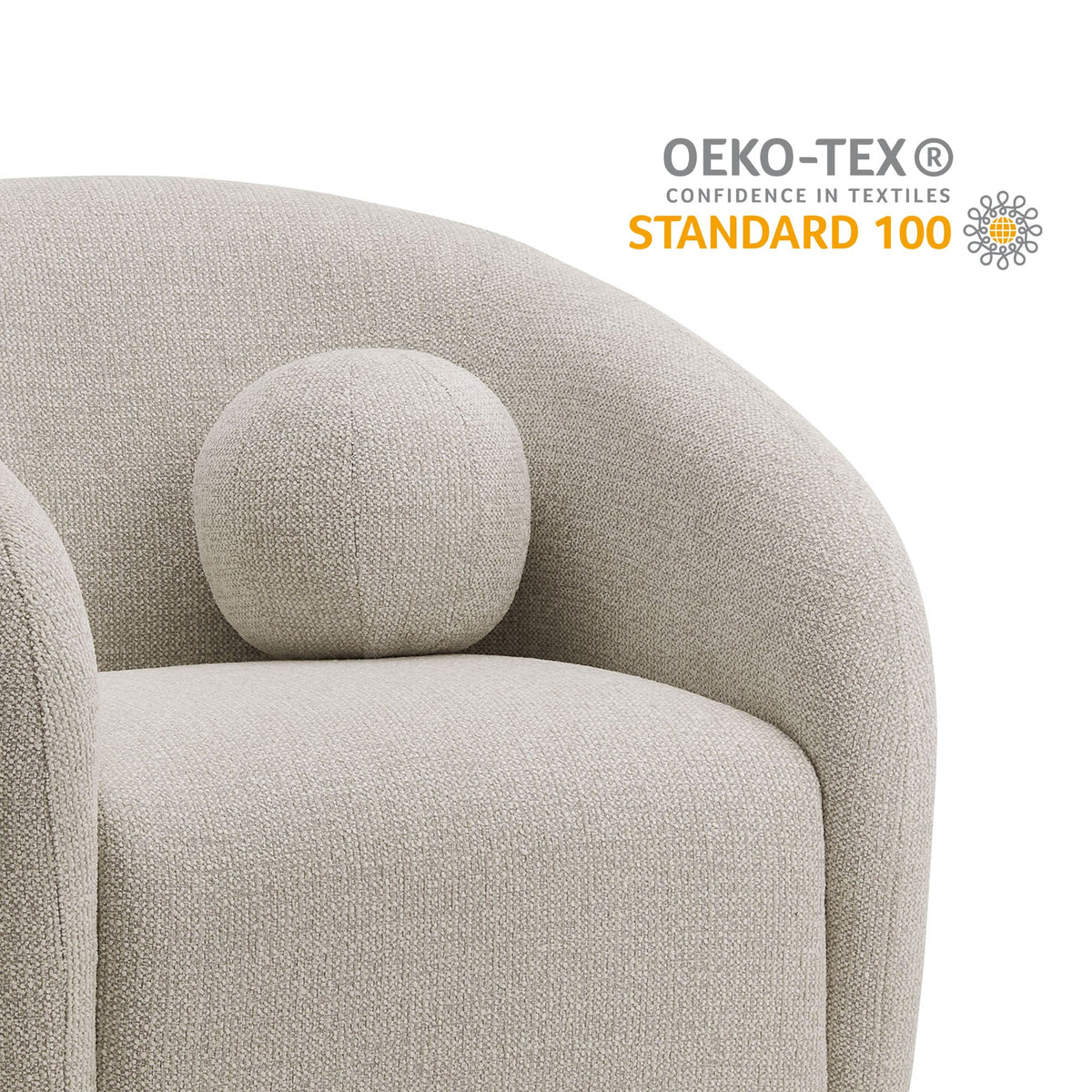 Holland Swivel Chenille Fabric Armchair by Modway, photo 14 of 21