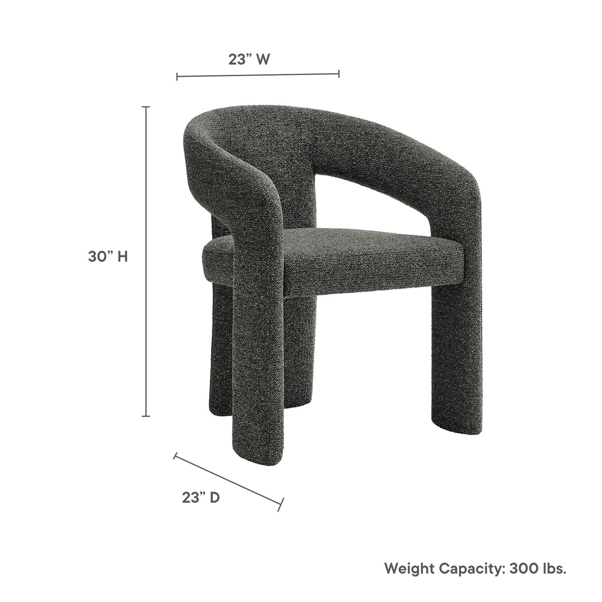 Oslo Barrel Fabric Upholstered Dining Accent Chair by Modway, photo 18 of 21