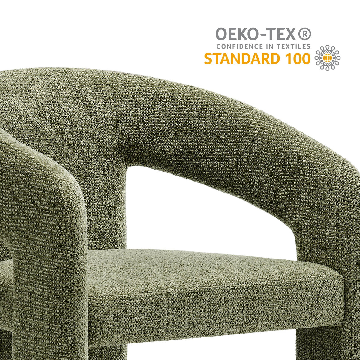 Oslo Barrel Fabric Upholstered Dining Accent Chair by Modway, photo 4 of 21