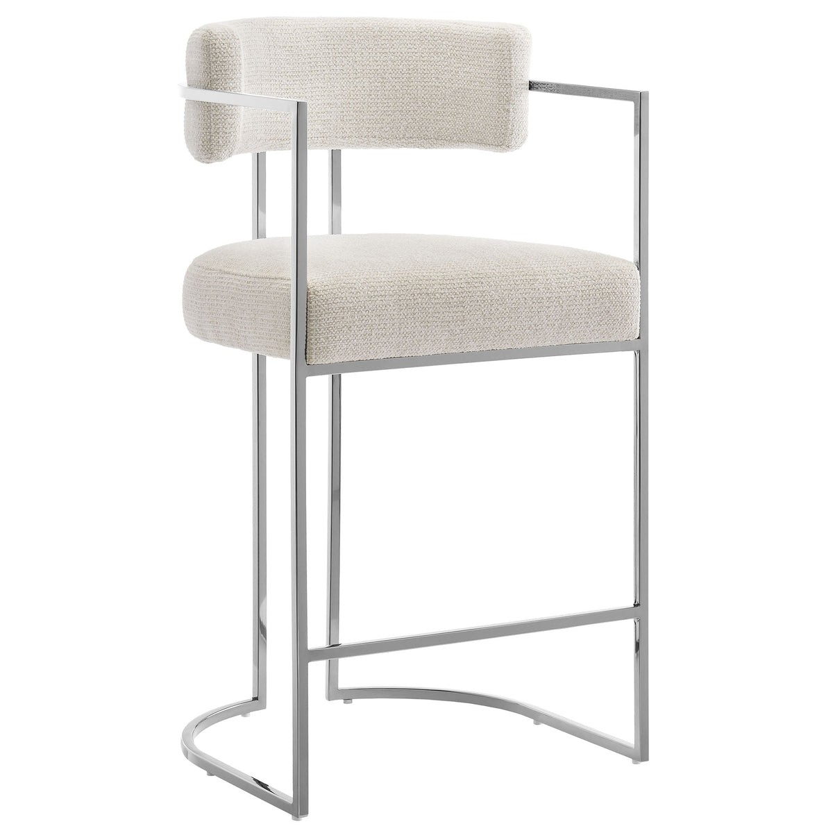 Huron Curved Back Fabric and Metal Counter Stool by Modway, photo 26 of 28