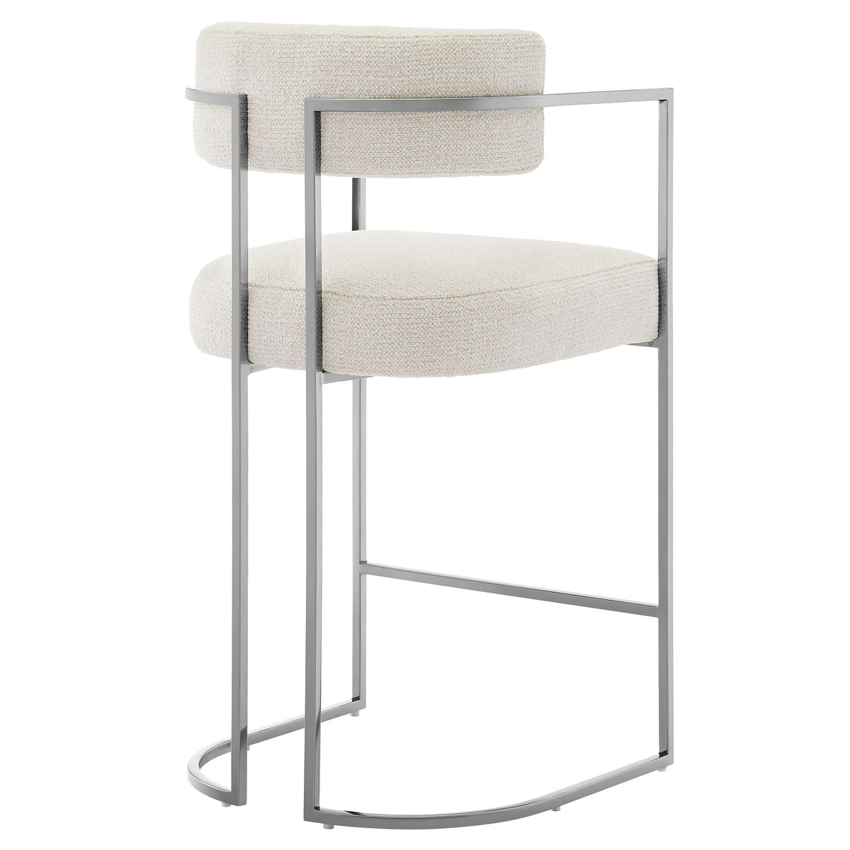 Huron Curved Back Fabric and Metal Counter Stool by Modway, photo 11 of 28