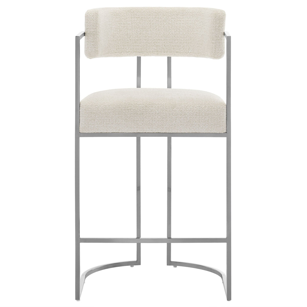 Huron Curved Back Fabric and Metal Counter Stool by Modway, photo 8 of 28