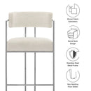 Huron Curved Back Fabric and Metal Counter Stool by Modway by HouseOfZazla