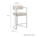 Huron Curved Back Fabric and Metal Counter Stool by Modway by HouseOfZazla