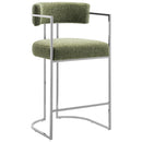 Huron Curved Back Fabric and Metal Counter Stool by Modway by HouseOfZazla