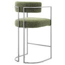 Huron Curved Back Fabric and Metal Counter Stool by Modway by HouseOfZazla