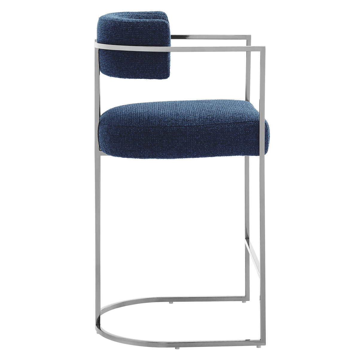 Huron Curved Back Fabric and Metal Counter Stool by Modway, photo 16 of 28