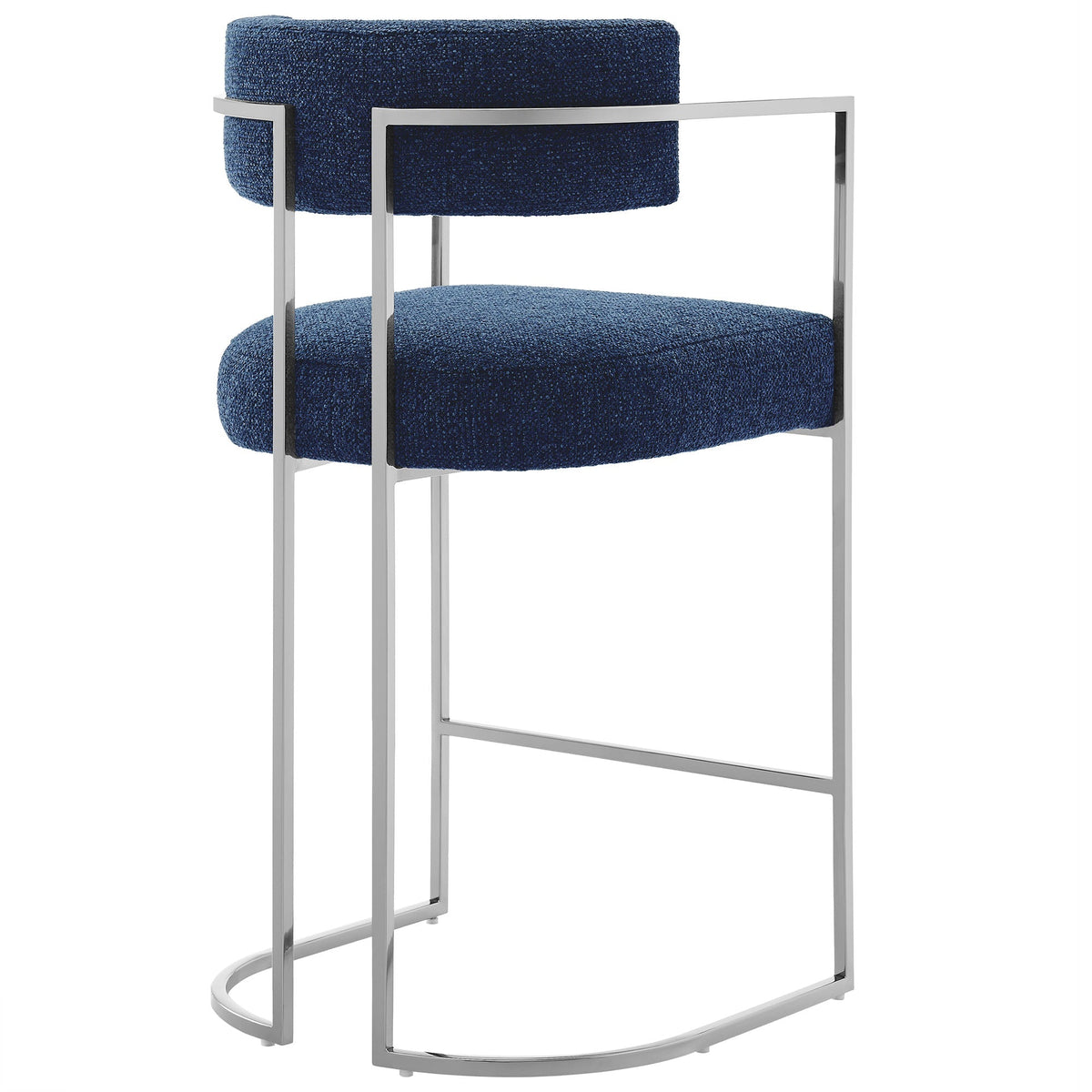 Huron Curved Back Fabric and Metal Counter Stool by Modway, photo 13 of 28