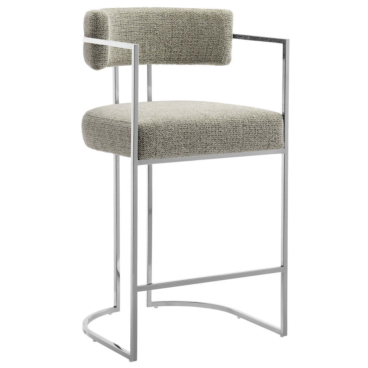 Huron Curved Back Fabric and Metal Counter Stool by Modway, photo 27 of 28