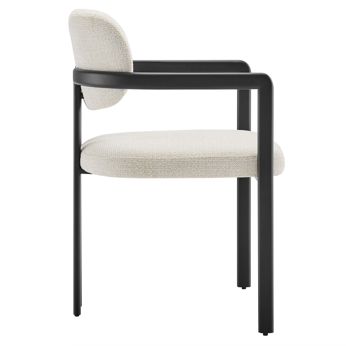 Elio Barrel Fabric and Metal Dining Chair by Modway, photo 5 of 21