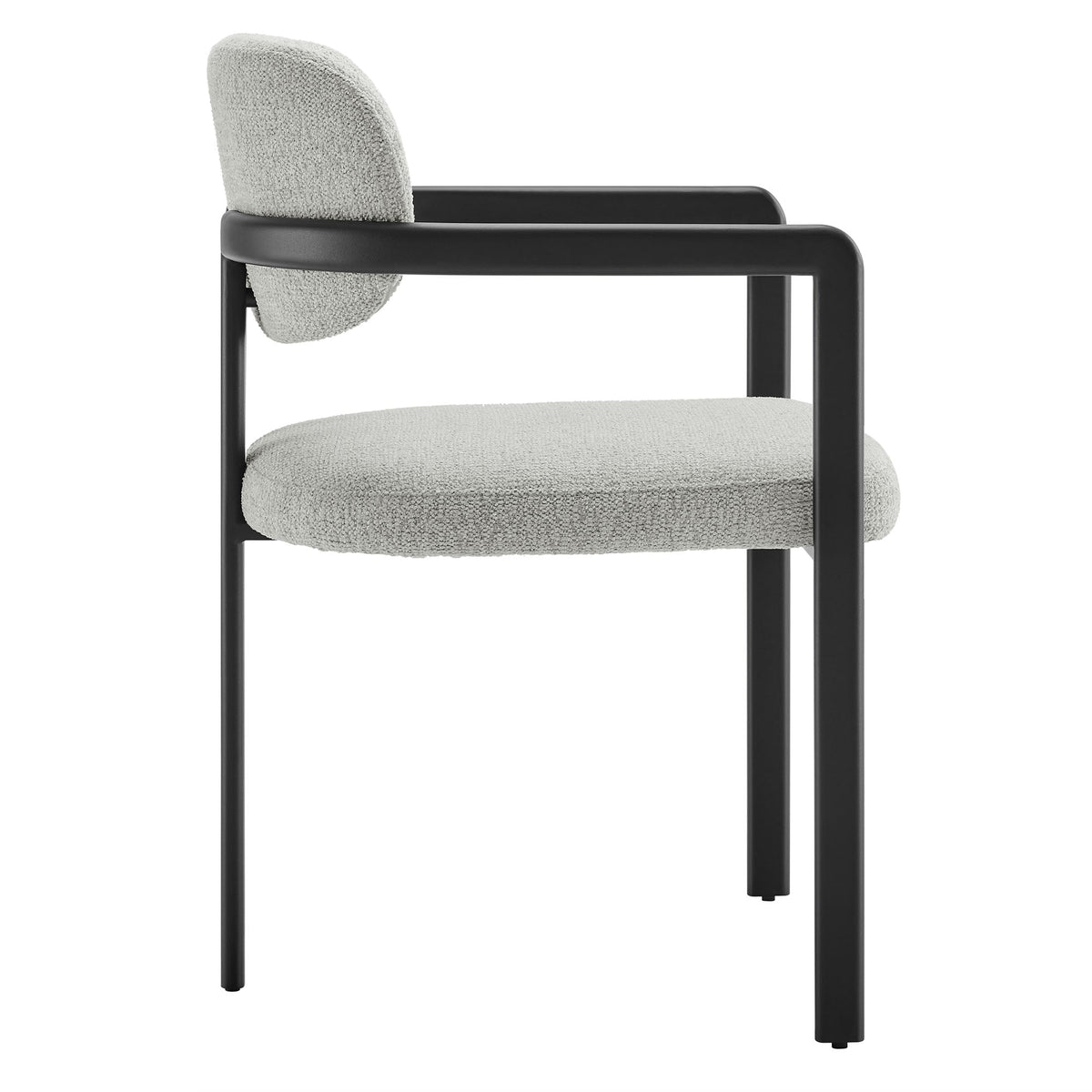 Elio Barrel Fabric and Metal Dining Chair by Modway, photo 12 of 21