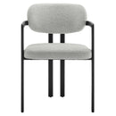 Elio Barrel Fabric and Metal Dining Chair by Modway by HouseOfZazla