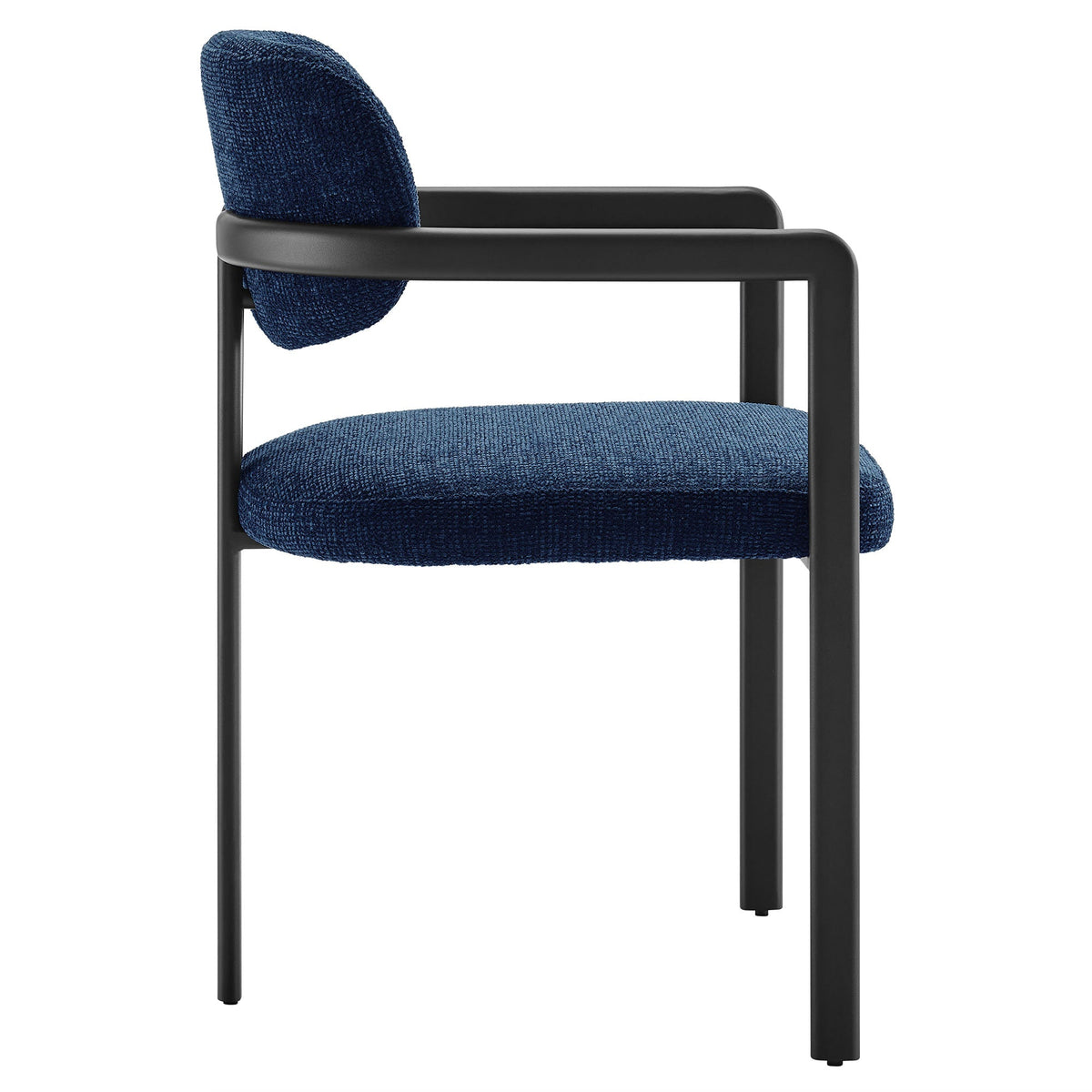 Elio Barrel Fabric and Metal Dining Chair by Modway, photo 13 of 21