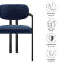 Elio Barrel Fabric and Metal Dining Chair by Modway by HouseOfZazla