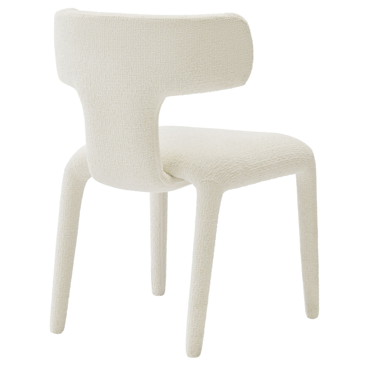 Stellan Curved Back Boucle Upholstered Dining Chair Set of 2, photo 8 of 14