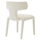 Stellan Curved Back Boucle Upholstered Dining Chair Set of 2 by HouseOfZazla