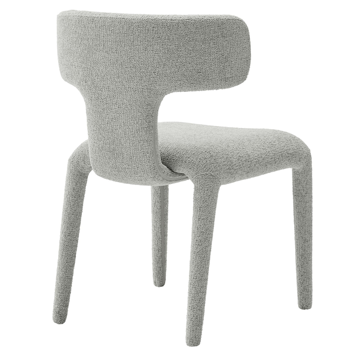 Stellan Curved Back Boucle Upholstered Dining Chair Set of 2, photo 7 of 14