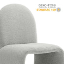 Junia Boucle Upholstered Armless Dining Chair by Modway by HouseOfZazla