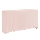 Dahlia Fluted and Scalloped Sideboard Storage Cabinet by HouseOfZazla
