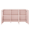 Dahlia Fluted and Scalloped Sideboard Storage Cabinet by HouseOfZazla