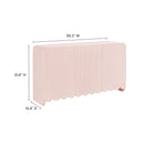 Dahlia Fluted and Scalloped Sideboard Storage Cabinet by HouseOfZazla