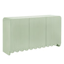 Dahlia Fluted and Scalloped Sideboard Storage Cabinet by HouseOfZazla