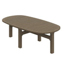 Saratoga Oval Outdoor Patio Teak Wood Coffee Table by Modway by HouseOfZazla
