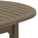Saratoga Oval Outdoor Patio Teak Wood Coffee Table by Modway by HouseOfZazla