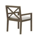 Northlake Outdoor Patio Teak Dining Armchair by HouseOfZazla