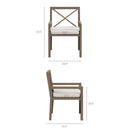 Northlake Outdoor Patio Teak Dining Armchair by HouseOfZazla