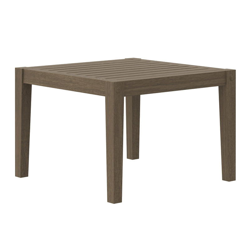 Northlake Square Outdoor Patio Teak Side Table by Modway