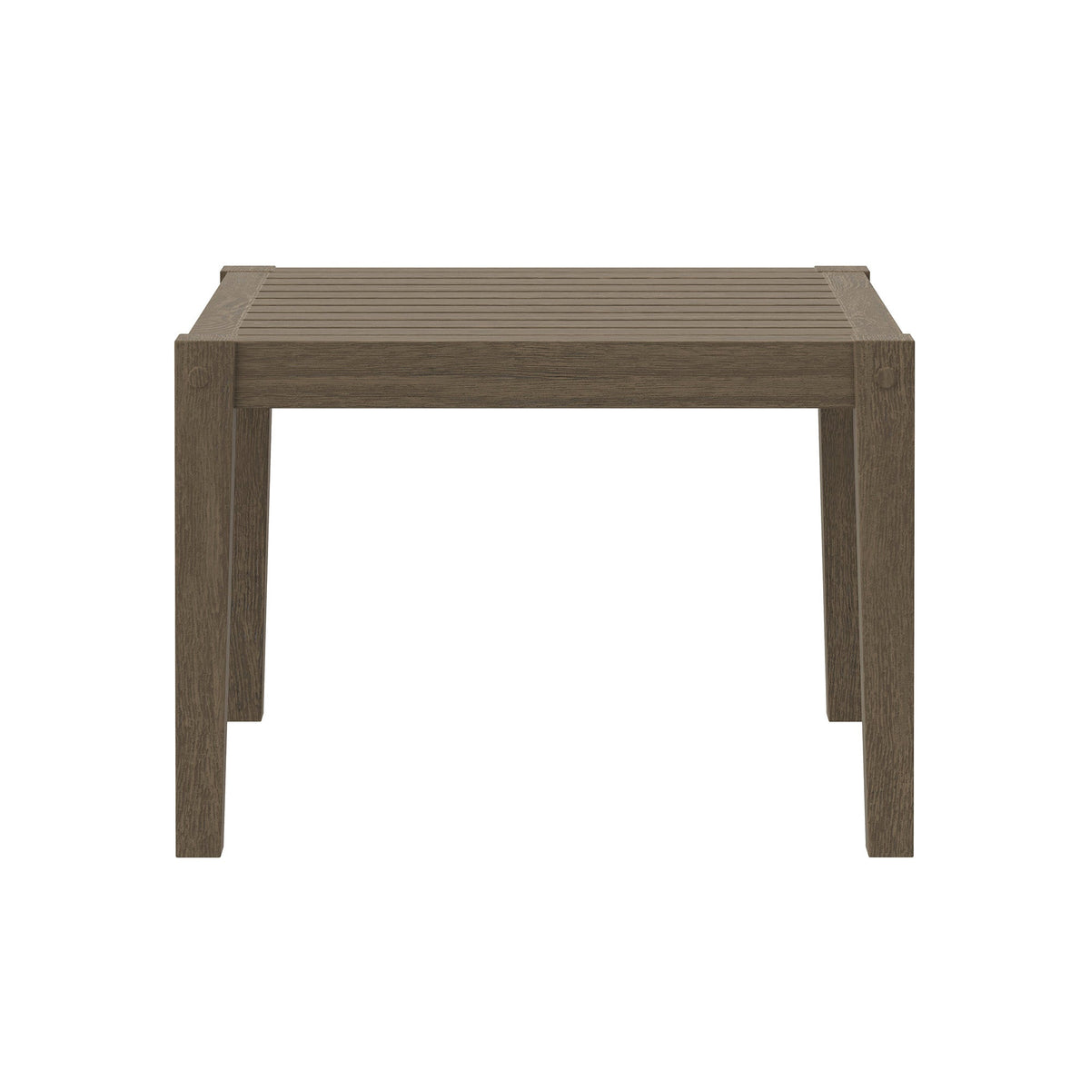 Northlake Square Outdoor Patio Teak Side Table by Modway, photo 4 of 7