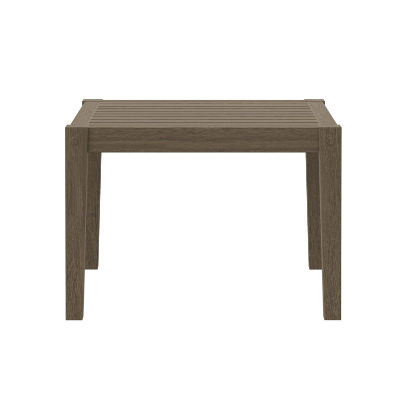 Northlake Square Outdoor Patio Teak Side Table by Modway, photo 4 of 7
