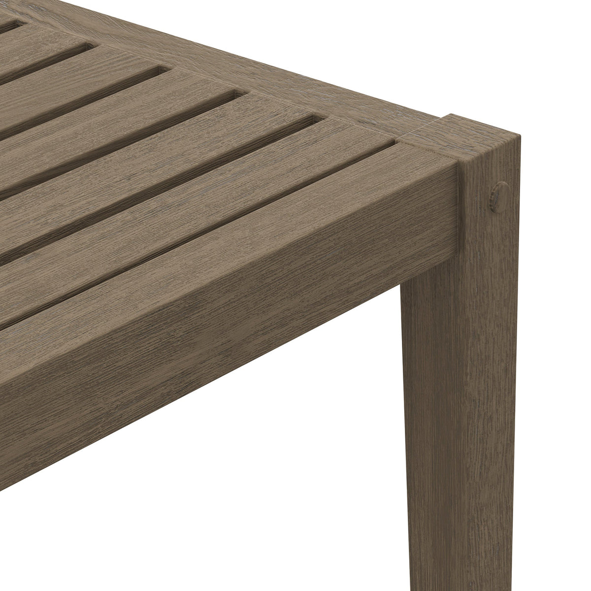 Northlake Square Outdoor Patio Teak Side Table by Modway, photo 6 of 7