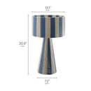 Renae Handwoven Cotton Thread Striped Table Lamp by Modway by HouseOfZazla