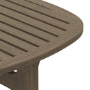 Saratoga Square Outdoor Patio Teak Wood Side Table by Modway by HouseOfZazla