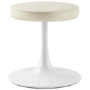 Lippa Vegan Leather Round Stool by Modway by HouseOfZazla