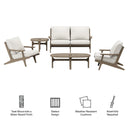 Saratoga 5-Piece Outdoor Patio Teak Wood Furniture Set by Modway by HouseOfZazla