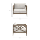Northlake 3-Piece Outdoor Patio Teak Wood Furniture Set by HouseOfZazla